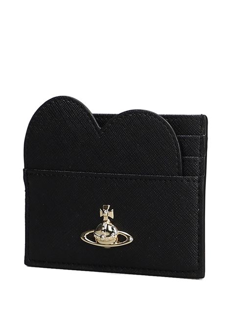 Black Orb plaque cardholder Vivienne Westwood - women VIVIENNE WESTWOOD | 54030008WS0021N402